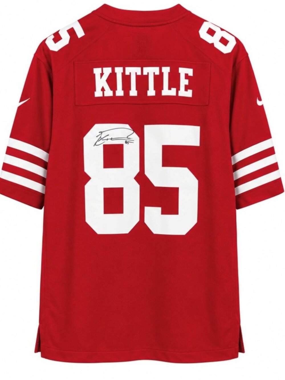 George Kittle Autographed NFLPA NIKE 49ers Size XL BNWT Red Jersey